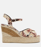 Missoni Carmen 110 lamé espadrille wedges