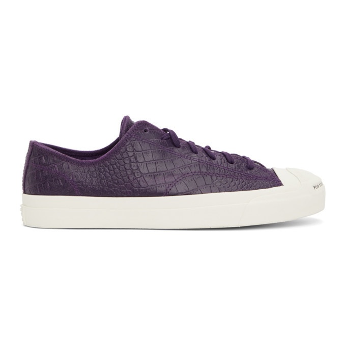 Photo: Converse Purple Pop Trading Company Edition Jack Purcell Pro Sneakers