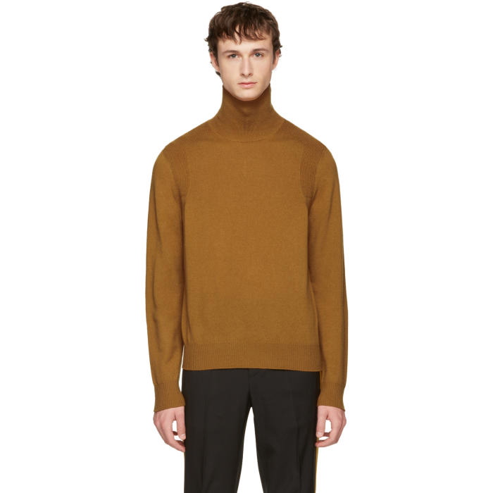 Photo: Maison Margiela Tan Wool Turtleneck