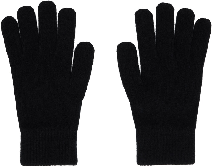 Photo: Yves Salomon Black Wool & Cashmere Gloves
