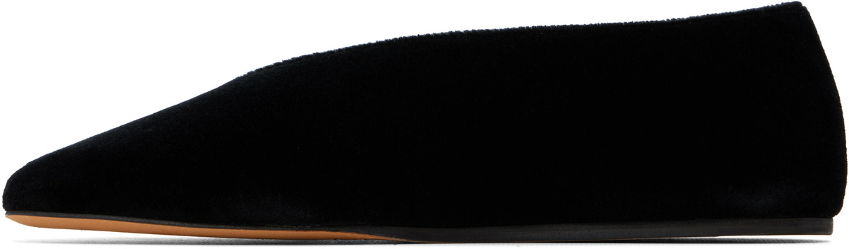 Le Monde Beryl Black Olympia Slipper Flats
