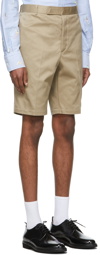 Thom Browne Beige Twill Unconstructed Chino Shorts