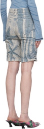 Masha Popova SSENSE Exclusive Blue Denim Shorts