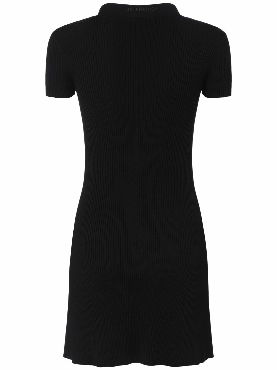 【送料&関税込】Balenciaga Polo Wool Blend Mini Dress BALENCIAGA Wool Polo Mini Dress Balenciaga