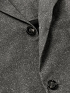 Bottega Veneta - Printed Nubuck Jacket - Gray