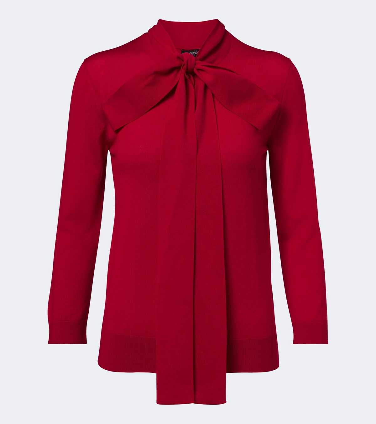 Dolce&Gabbana Bow-detail virgin wool sweater