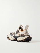 Balenciaga - Hike Distressed Mesh Sneakers - Neutrals