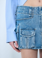 Alexander Wang Cargo Denim Mini Skirt