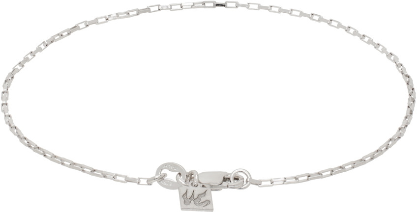Veneda Carter SSENSE Exclusive Silver VC008 Thin Bracelet