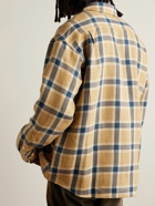 Visvim - Lumber Checked Linen and Wool-Blend Flannel Shirt - Neutrals