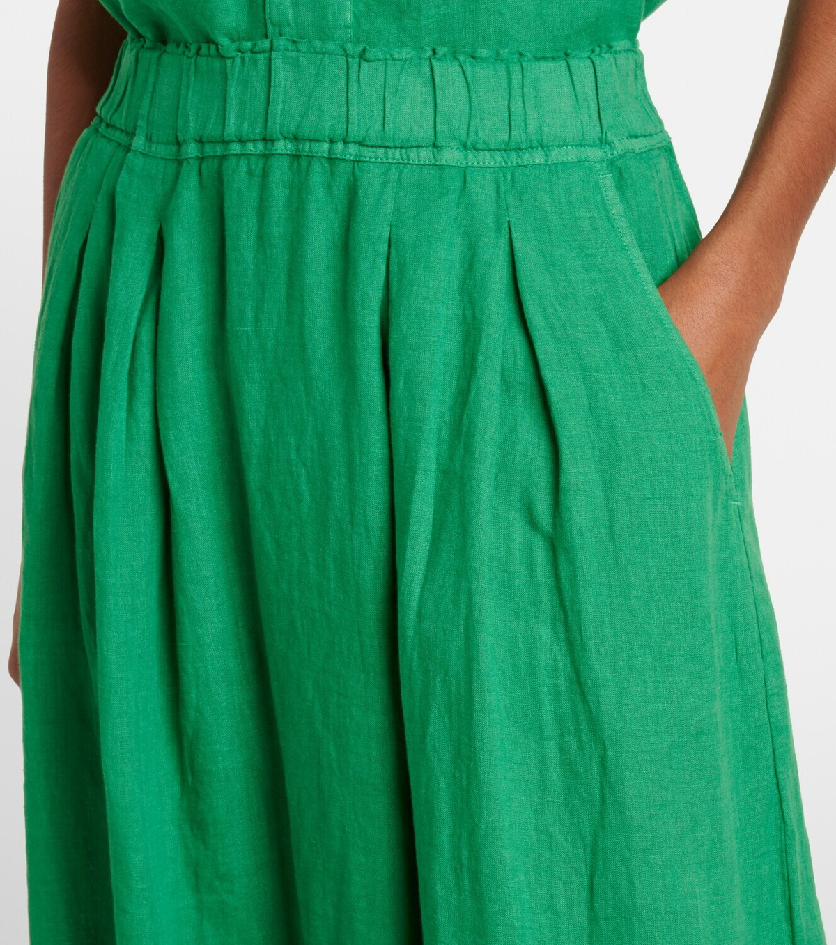 Velvet Linda linen maxi skirt