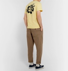 Universal Works - Printed Cotton-Jersey T-Shirt - Men - Yellow