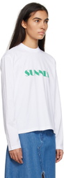 SUNNEI Off-White Printed Long Sleeve T-Shirt
