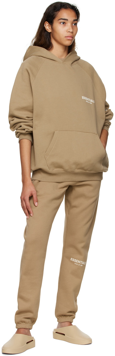 Fear of God ESSENTIALS: Beige Drawstring Lounge Pants