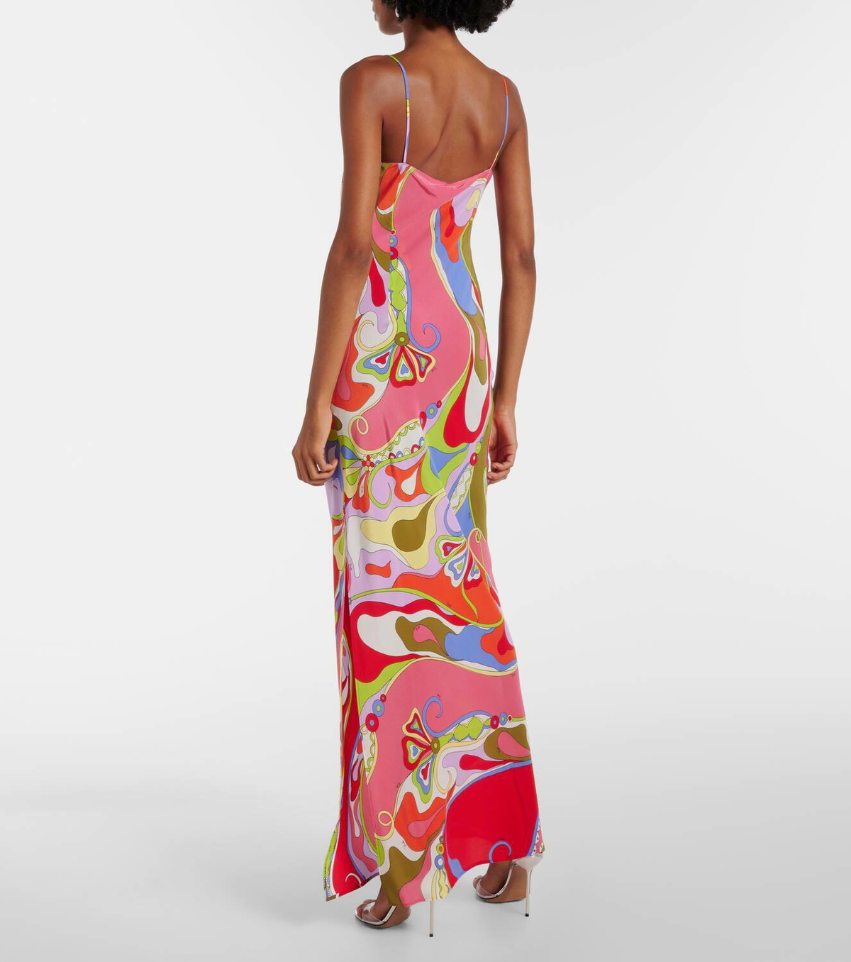 Pucci Orchidee silk crêpe de chine maxi dress