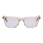 all in SSENSE Exclusive Grey and Purple York Sunglasses