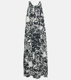 Velvet Penelope printed cotton maxi dress