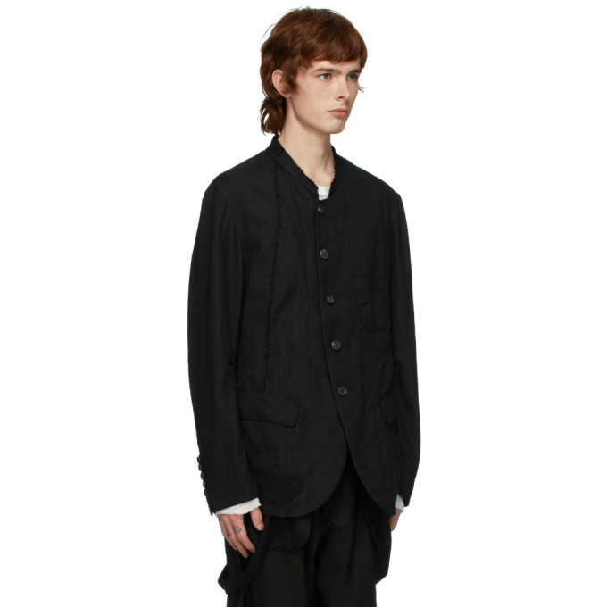 Ziggy Chen Black Unstructured Blazer