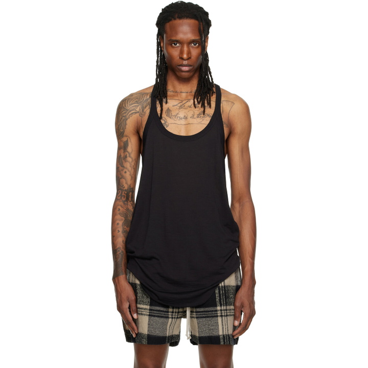 Photo: Rick Owens Black Tower Pony Tank Top