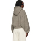 Fear of God ESSENTIALS Brown Holiday Heavy Waffle 90s Hoodie