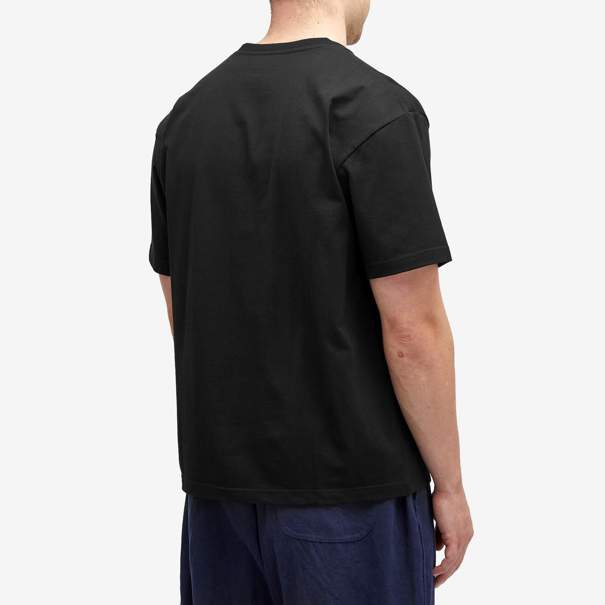 Uniform Experiment Men's Moire UE T-Shirt in Black