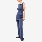 Peachy Den Women's Kylie Cupro Top in Denim Blue