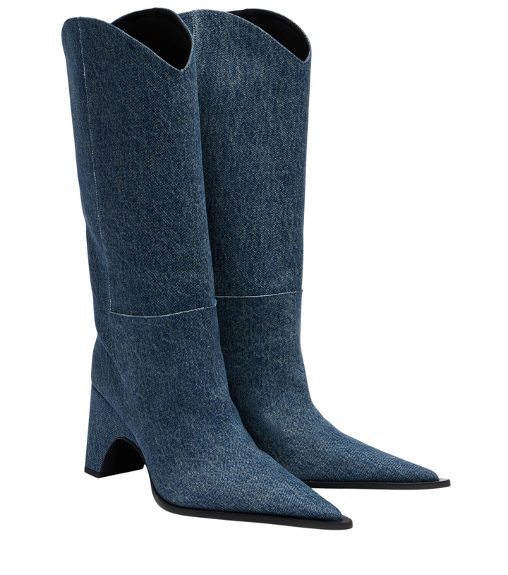 Photo: Coperni Bridge denim cowboy boots