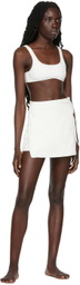 Reina Olga White Behati Cover Up Miniskirt
