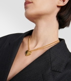 Balenciaga Lovelock Double embellished necklace
