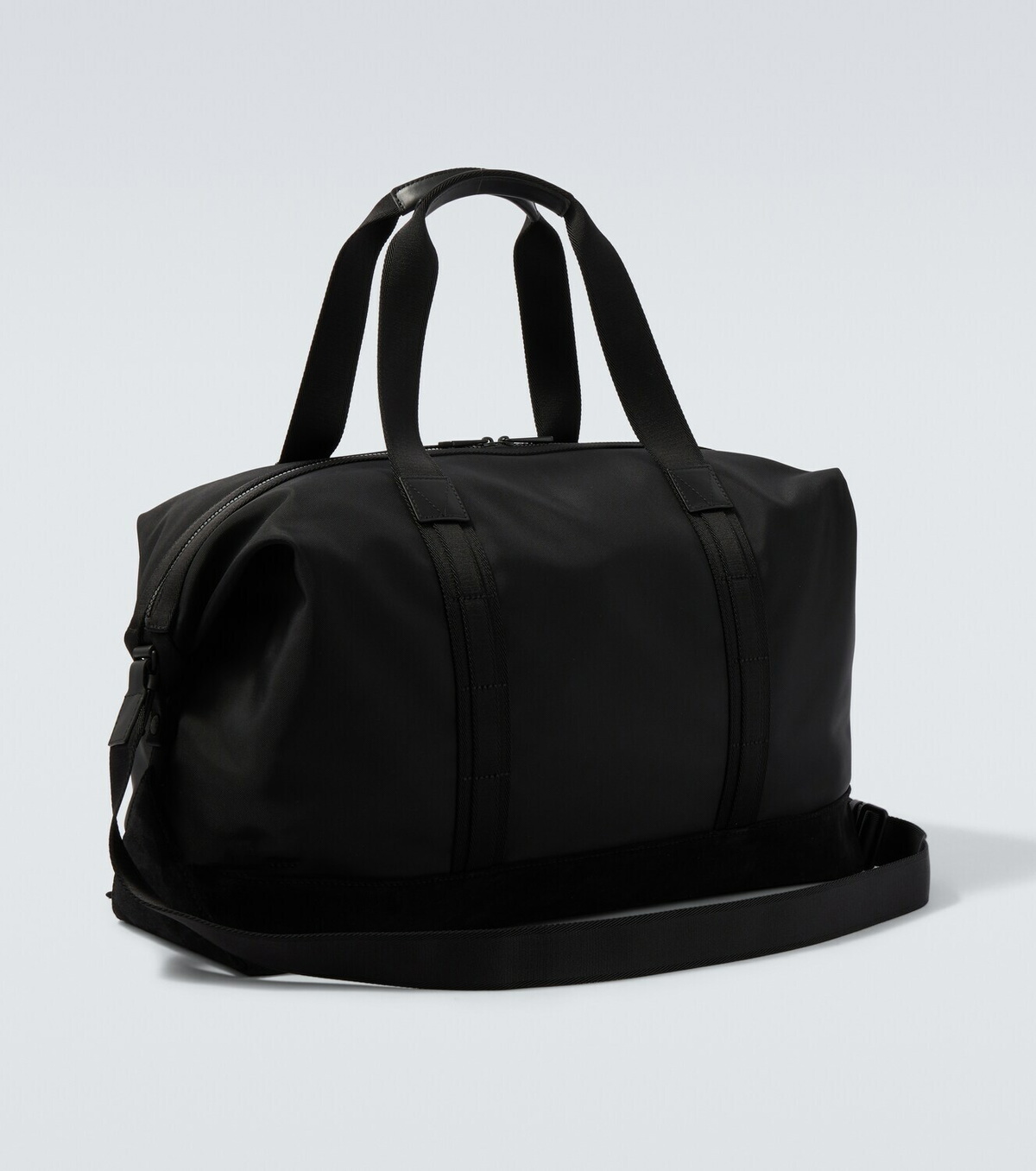 Moncler Leather-trimmed duffel bag