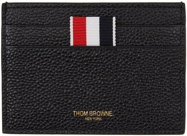 Photo: Thom Browne Black Double Sided Card Holder