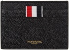 Thom Browne Black Double Sided Card Holder