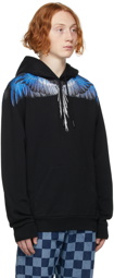 Marcelo Burlon County of Milan Black & Navy Wings Hoodie