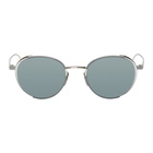 Thom Browne Grey and Silver TB-106 Sunglasses