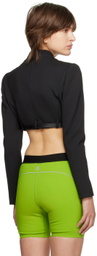 Coperni Black Trompe-L'oeil Blazer