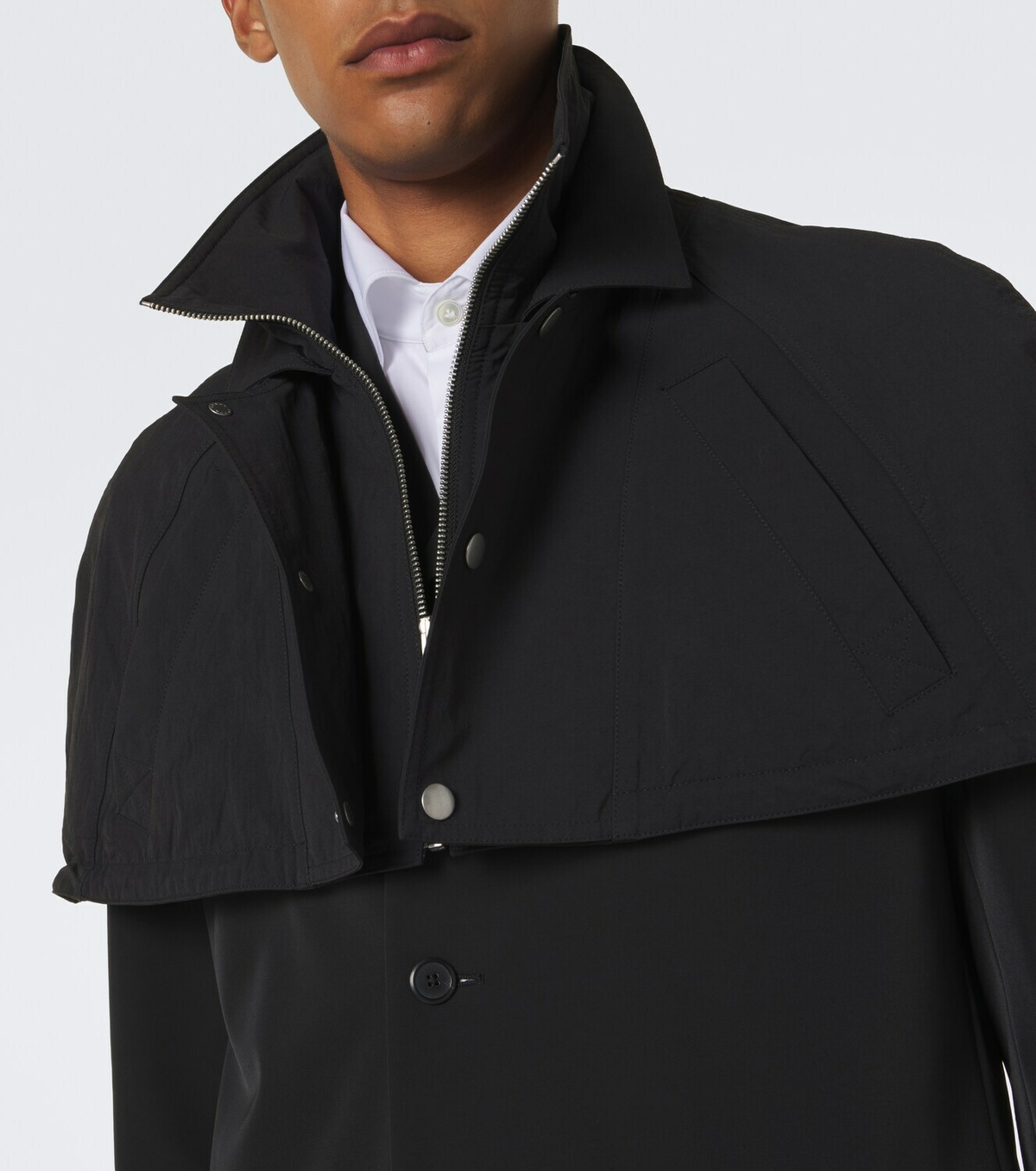 Prada Re-Nylon cropped cape
