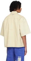 B1ARCHIVE Beige Camp Denim Shirt