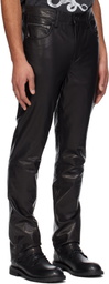 Stolen Girlfriends Club Black Drum Solo Leather Pant