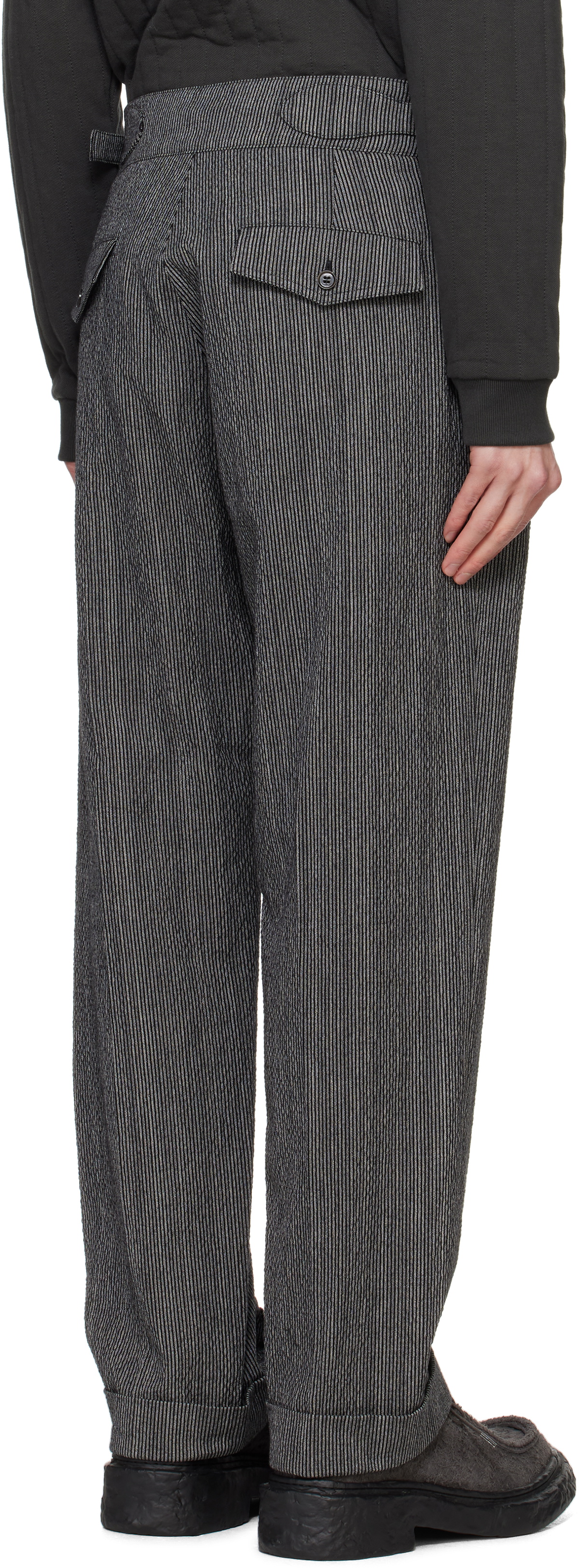 Craig Green Gray Double Pleat Trousers