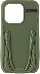 Urban Sophistication Green 'The Kick' iPhone 14 Pro Max Case
