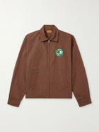 Human Made - Drizzler Logo-Print Canvas Jacket - Brown