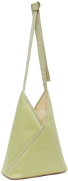 MM6 Maison Margiela Green Self-Tie Bag