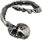 Chin Teo Silver Skull & Spine Ring