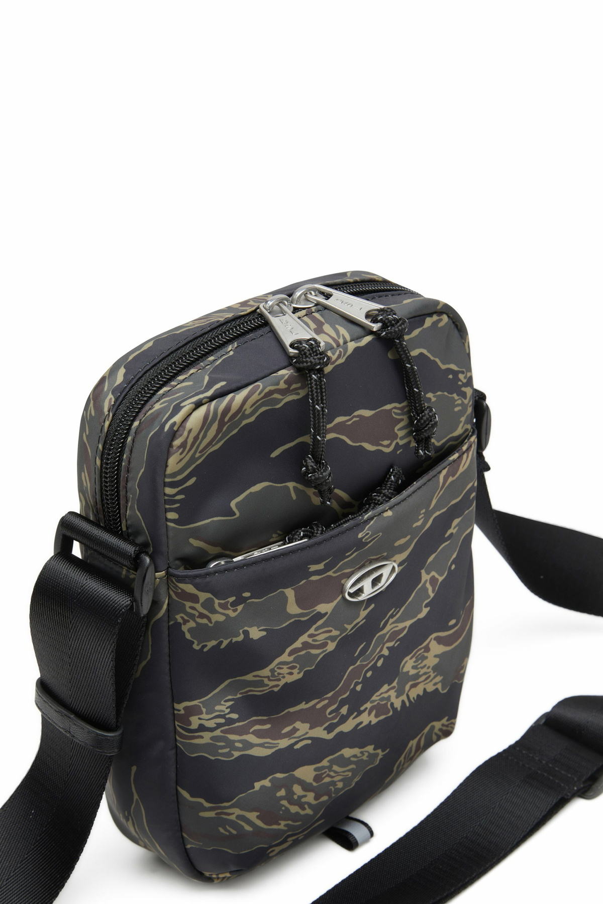 Diesel D-Pack-Crossbody bag with camou print - Crossbody Bags - Unisex - Multicolor