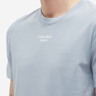 Calvin Klein Men's Stacked Logo T-Shirt in Sky Blue