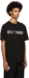 Just Cavalli Black Bonded T-Shirt