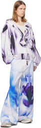 Gerrit Jacob Blue Printed Track Pants