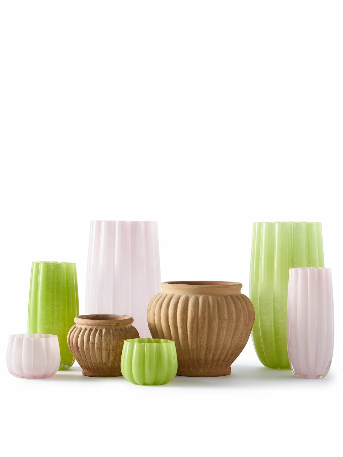 POLSPOTTEN - Medium Melon Glass Vase