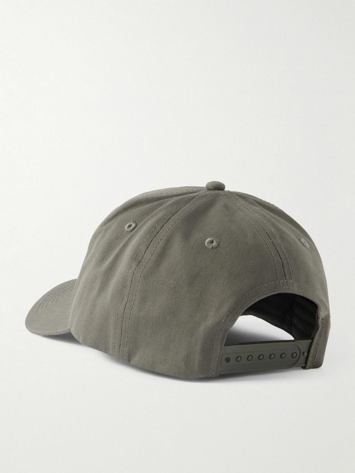 Small Talk - Star Appliquéd Embroidered Cotton-Twill Baseball Cap