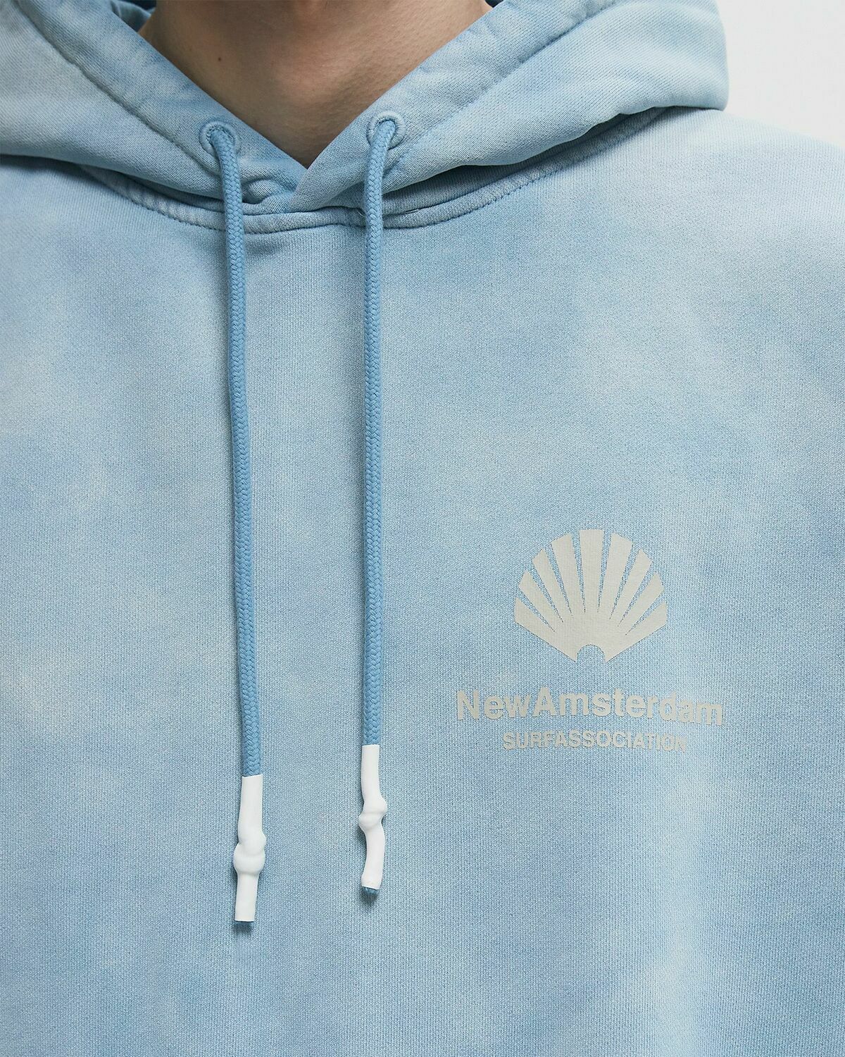 New Amsterdam LOGO HOODIE SWEATER Blue Mens Hoody